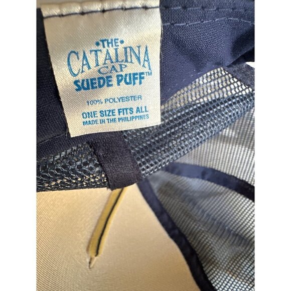 Leadership Cablevision TV Dish Logo Blue Foam Vintage Trucker Hat Cap Adjustable - Picture 6 of 7